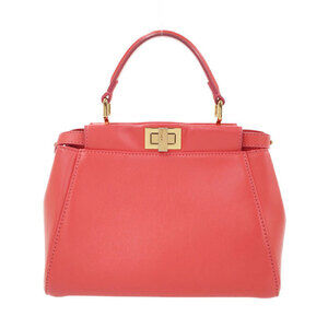 Fendi Peekaboo handbag ISeeU Leather 2way Shoulder Bag